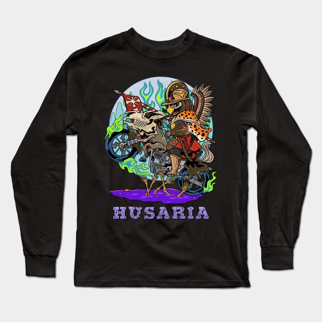 Steel Guardians: Polish Winged Hussars in Metal Long Sleeve T-Shirt by Holymayo Tee